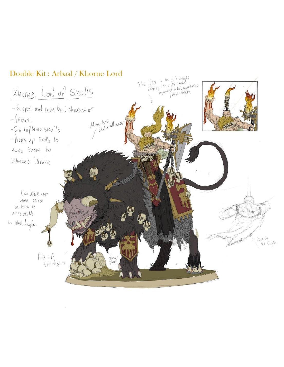 Lord of Skulls concept-art sheet